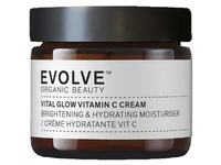 EVOLVE ORGANIC BEAUTY, Švytėjimo suteikiantis veido kremas su vitaminu C „Vital Glow", 60 ml