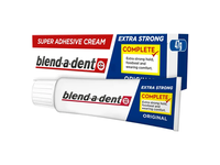 Fiksuojamasis dantų protezų kremas BLEND A DENT Complete Strong Hold, Fresh Flavor, 47 g