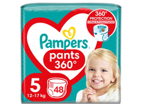 Sauskelnės-kelnaitės PAMPERS Pants, Jumbo Pack, 5 dydis, 48 vnt.