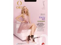 Moter. kojinaitės ORI STEP 40, NERO, 2 poros