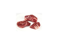 Šaldyta kiaulių žandų mėsa (~30-50 g) vakuume po 1 kg