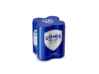 Alus UTENOS Šviesusis 5,0 %, skard., 4 x 568 ml