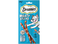 Kačių skan. DREAMIES STICKS, su laš. 6 x 5 g