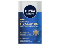Drėkinamasis veido kremas nuo senėjimo požymių NIVEA Men Anti-Age Hyaluron, 108 g