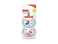 Silikoninis čiulptukas NUK SPACE MICKEY NR. 3, 18-36 mėn., 2 vnt.