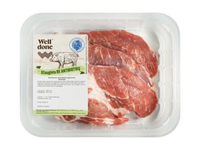Kiaulienos sprandinės pjausniai WELL DONE, užauginta be antibiotikų, 360 g
