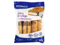 Šaldyta žuvų filė su tešlos plutele NOWACO su česnak. padažu, 800 g