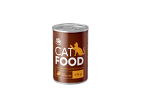 Konservuotas kačių ėdalas su vištiena HAPPY TAILS, 415 g