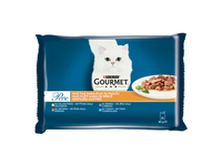Kačių konservai GOURMET PERLE su kalakutiena, 4 x 85 g, 340 g