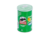 Traškučiai PRINGLES, grietinės ir svogūnų skonio, 70 g