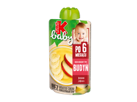 Bananų, obuolių desertas su vitaminu C, Kubuš baby, 100g