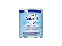 Pieno mišinys APTAMIL PEPTI MCT, tinkamas naujagimiams, 400 g