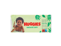 Drėgnosios kūdikių servetėlės HUGGIES NATURAL CARE, 56 vnt.