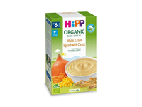 Ekologiška įvairių grūdų košė HIPP su moliūgais (nuo 6 mėn.), 200 g