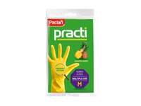 Guminės pirštinės PACKLAN, ananasų kvapo, M