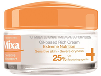 Veido kremas Mixa Extreme Nutrion Oil - Based Rich Cream, 50 ml