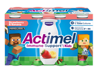 Jog. gėrimas ACTIMEL, braškių, ban. sk., 8x100g, 1,4 % rieb., 800 g