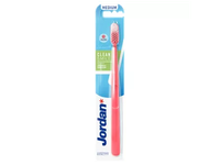 JORDAN dantų šepetėlis CLEAN SMILE, vidutinio minkštumo, 1 vnt.