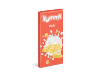 Baltoji pieninė saldžioji plytelė YUMMY, 85 g