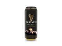 Juodojo šokolado saldainiai GUINNESS, su kremu, alumi, skardinėje, 125 g