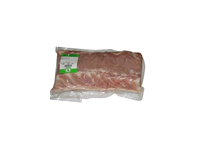 Kiaulienos nugarinė be kaulo, be odos, su grandinėle, su lašiniu, vakuume, ~1,8 kg