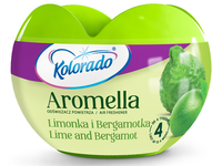 Oro gaiviklis-želė indelyje Aromella Kolorado 150g Lime&Bergamot