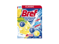 WC valiklis-gaiviklis BREF Power Aktiv Lemon, 50 g
