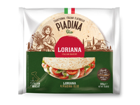 Itališka duona LORIANA, Piadina Olio, 300 g, (4x75g)