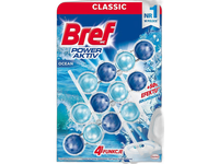 Valiklis-gaiviklis klozetui 24/7 Bref 3x50g Power Active Ocean
