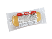 RAMBYNO rūk. lyd. sūrių gaminys su kmynais, 45 % rieb. s. m., 250 g