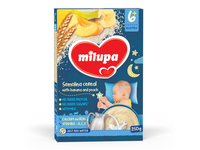 Manų košė su vaisiais MILUPA, 250 g