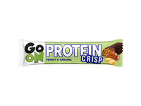 Baltyminis batonėlis su žemės riešutais ir karamele GO ON PROTEIN CRISP, 50g