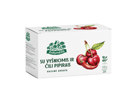 Vaisinė arbata ŽOLYNĖLIS su vyšniomis, aitr. paprikomis, 40 g