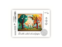 Spalvotas popierius SILVER EDUCATION, A4, 8 lap., 1 vnt.
