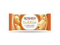 Baltasis akytasis šokoladas ROSHEN AERATED su karamele, 80 g