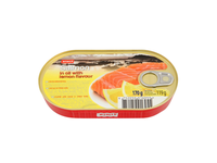 Atlantinė lašiša su citrinos skoniu RIMI,170g