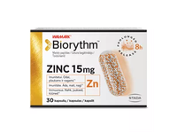 BIORYTHM maisto papildas ZINC, 30 kaps.