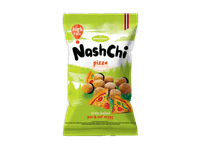 Žirnių ir avižų traškučiai NASHCHI, picos skonio, 60 g