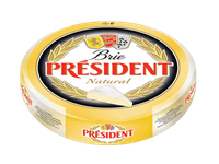 Pelėsinis bri sūris PRESIDENT, 61,5 % rieb. s. m., 1 kg