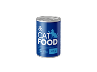 Konservuotas kačių ėdalas su žuvimi HAPPY TAILS, 415 g