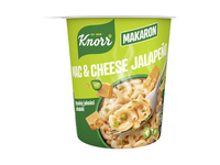 Greitai paruoš. makaronai KNORR, sūrio ir Chalapos papr. sk., 62 g