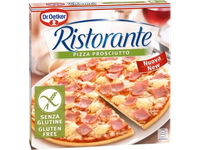 Šaldyta pica RISTORANTE Prosciutto Gluten Free, 345g