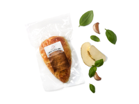 Keptas varškės sūris LILĖS SŪRIAI, su česnakais ir bazilikais, 20% riebumo, ~380 g