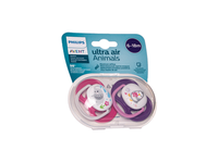 Silikoninis čiulptukas PHILIPS AVENT ULTRA AIR N2, 6-18 mėn., 2 vnt.