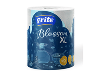 Popieriniai rankšluosčiai GRITE BLOSSOM XL (2 sl.), 1 vnt.