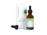 CURESUPPORT skystas liposominis K2 + D3, 60 ml