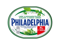 Šviežio sūrio gaminys PHILADELPHIA su prieskoninėmis žolelėmis, 300g