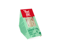 Trikampis sumuštinis, su kepta vištiena ir marinuota paprika, 160 g