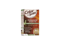 Ilgalaikiai plaukų dažai COLOR & SOIN, šviesi auksinė blondinė (8G), 135 ml
