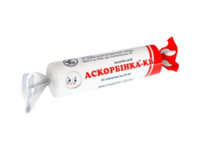 Maisto papildas gliukozė ASKORBINKA su cukrumi., 10 tab.